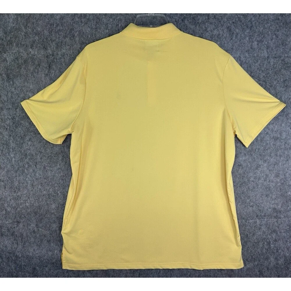 Polo Ralph Lauren Performance Polo Shirt Men's XL Yellow Stretch